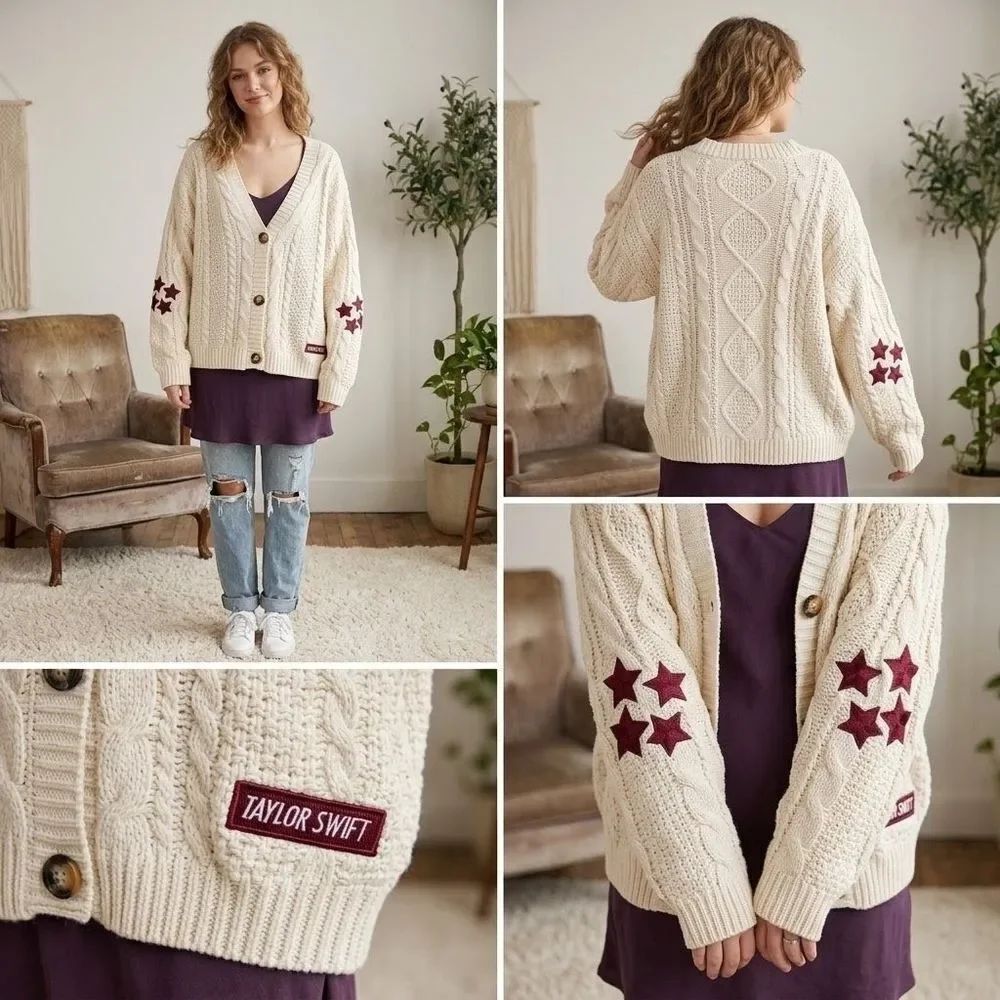 Official Taylor Swift Red (Taylor’s Version) Cardigan M/L Holiday Edition